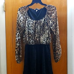 Used cheetah print dress